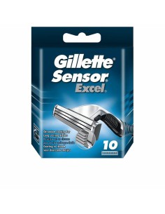 Lames de Rasoir de Rechange Gillette Sensor Excel 10 Unités