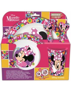 Set de vaisselle pour enfants Minnie Mouse Minnie Bold Florals 5 Pièces