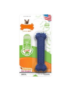Jouet pour chien Nylabone Plaque Attacker Naturel Taille L Poulet Thermoplastique