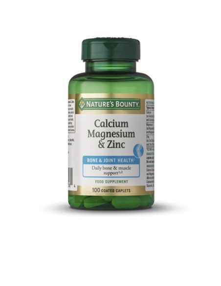 Capsules Nature's Bounty Calcio Zinc Calcium Zinc Magnésium 100 Unités
