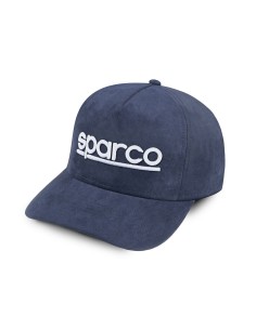 Casquette Sparco Suede Blue marine Bleu