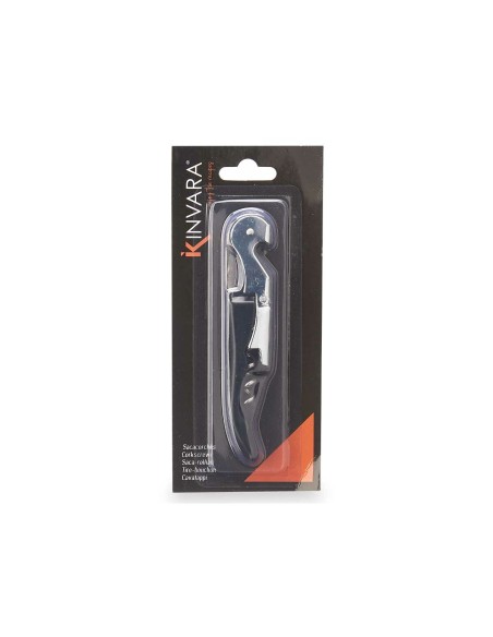 Tire-bouchon Kinvara KT11-5806 Acier inoxydable Plastique 5 x 1,3 x 2,2 cm (12 Unités)