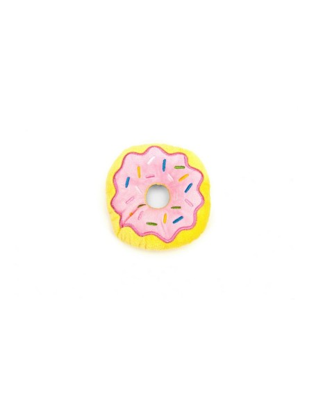Jouet pour chien en peluche Gloria Frosty 3 x 5 x 14 cm Donut Rose