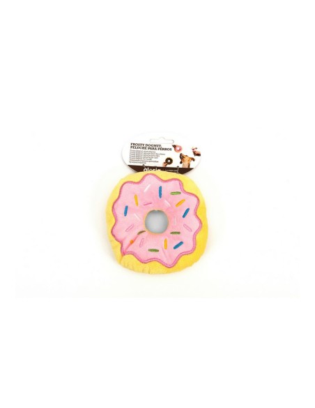Jouet pour chien en peluche Gloria Frosty 3 x 5 x 14 cm Donut Rose