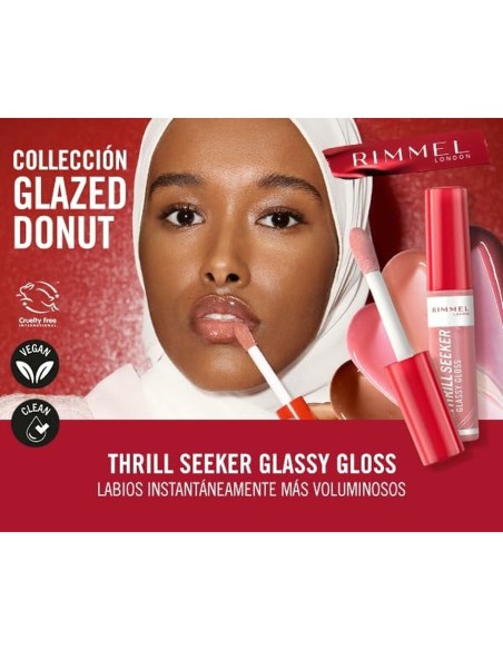 Brillant à lèvres Rimmel London THRILL SEEKER Nº 650-Sweet Frosting 6 ml