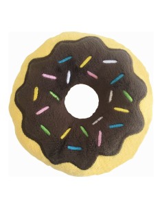 Jouet pour chien en peluche Gloria 3 x 5 x 14 cm Chocolat Donut Marron
