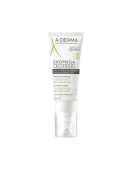 Baume Soulage les Démangeaisons et l'Irritation A-Derma Exomega Allergo 40 ml