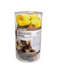 Jouet pour chien Gloria Canards Latex (18 pcs) 2
