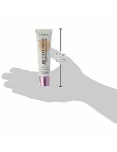 Crème Hydratante avec Couleur 02 Light L'Oreal Make Up Magic Bb Clair Spf 10 30 ml 2