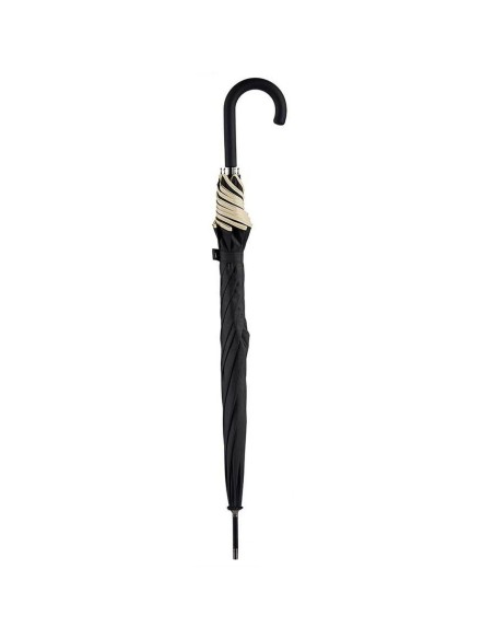 Parapluie Noir Crème Métal Fibre 95 x 95 x 86 cm (12 Unités)