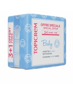 Lingettes imprégnées Topicrem BABY (pack de 4) (60 Unités)