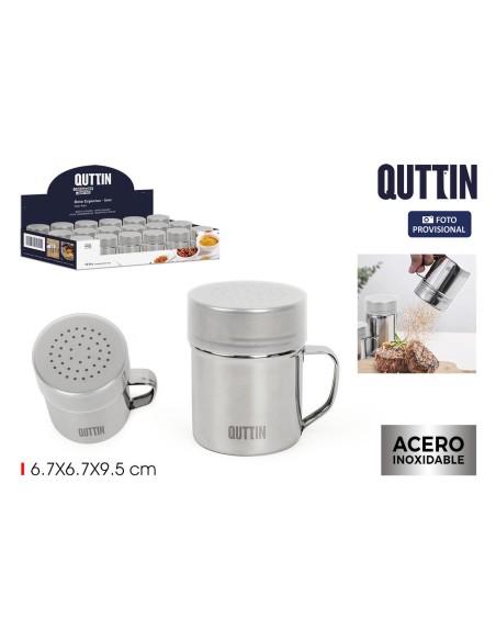 Boîte d'épices Quttin Acier (18 Unités)