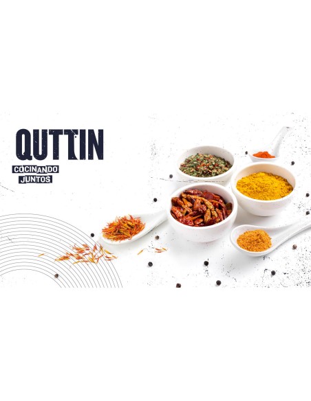 Boîte d'épices Quttin Acier (18 Unités)