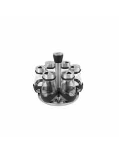 Étagère d'épices en acier inoxydable Quttin 17,8 X 17,8 X 16,3 CM (6 Pièces) (8 Unités) 2