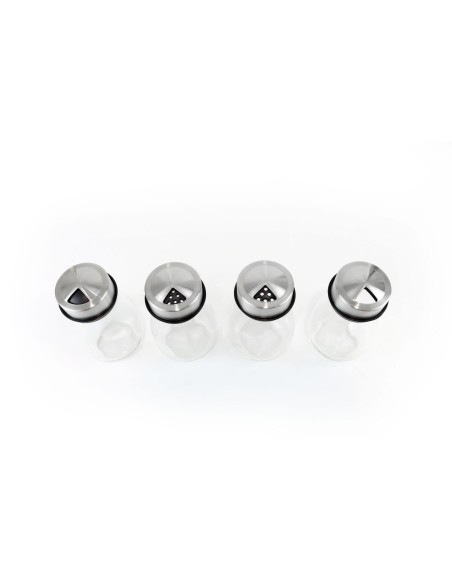 Étagère d'épices en acier inoxydable Quttin 17,8 X 17,8 X 16,3 CM (6 Pièces) (8 Unités)