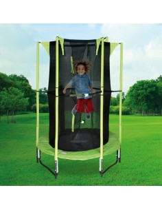 Trampoline pour Enfants avec Filet de Sécurité Aktive 122 x 184 x 122 cm 2