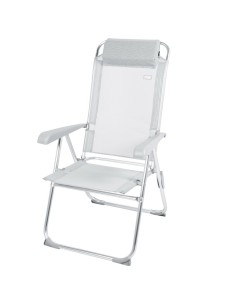 Chaise Pliante Aktive Inclinable Gris 44 x 101 x 55 cm