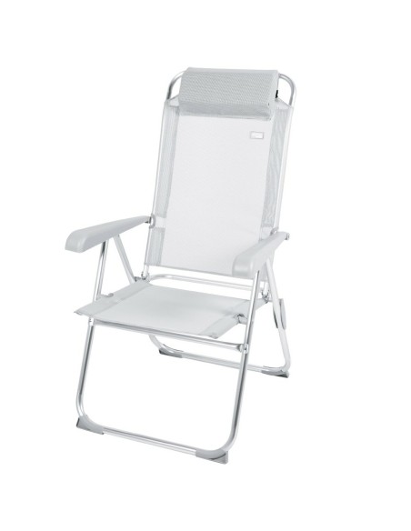 Chaise Pliante Aktive Inclinable Gris 44 x 101 x 55 cm