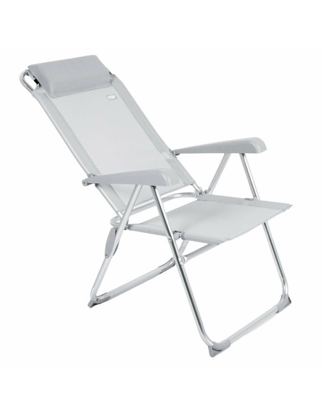 Chaise Pliante Aktive Inclinable Gris 44 x 101 x 55 cm