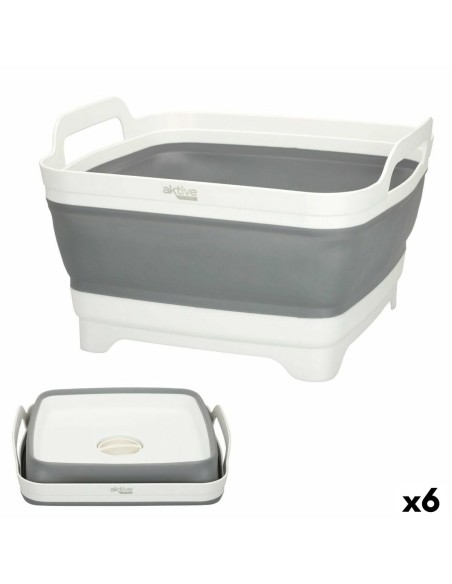 Évier Aktive Pliable 8,5 L Camping 30,5 x 20 x 30 cm 6 Unités