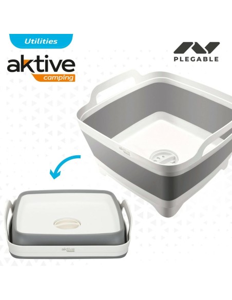 Évier Aktive Pliable 8,5 L Camping 30,5 x 20 x 30 cm 6 Unités