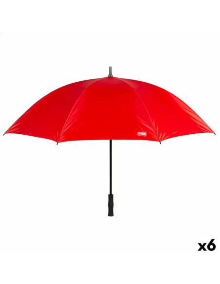Parapluie Aktive Rouge Ø 150 cm 150 x 96 x 150 cm (6 Unités)