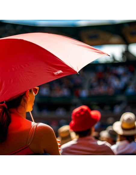 Parapluie Aktive Rouge Ø 150 cm 150 x 96 x 150 cm (6 Unités)