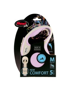 Laisse pour Chien Flexi NEW COMFORT Rose Taille M 2