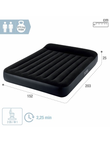 Air bed Intex 152 x 25 x 203 cm (3 Unités)