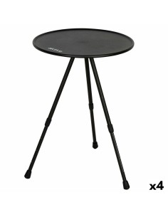 Table Piable Aktive Noir 37 x 55 x 37 cm (4 Unités)
