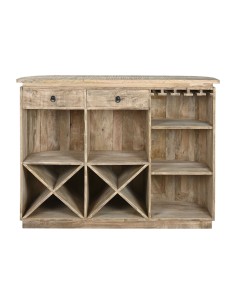 Meuble bar Home ESPRIT Marron 146 x 54 x 110 cm 2