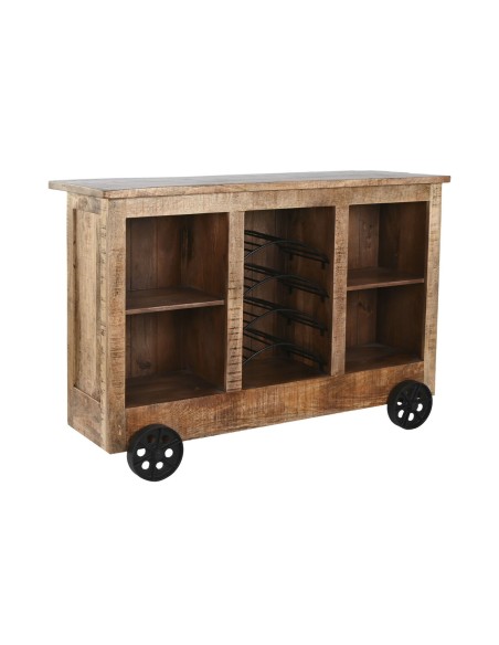 Meuble bar Home ESPRIT Noir Naturel 145 x 53 x 100 cm