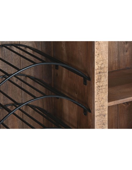 Meuble bar Home ESPRIT Noir Naturel 145 x 53 x 100 cm