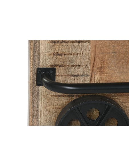 Meuble bar Home ESPRIT Noir Naturel 145 x 53 x 100 cm