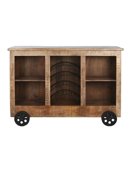 Meuble bar Home ESPRIT Noir Naturel 145 x 53 x 100 cm