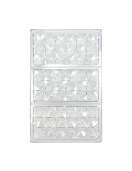 Moule à pâtisserie Quttin CHOCOLATE 27,5 x 17,5 x 2,5 cm (12 Unités)