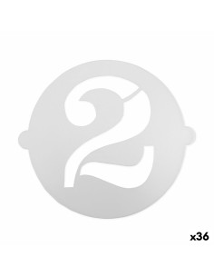 Gabarit de gâteau Algon 25 cm Numéro 2 (36 Unités)