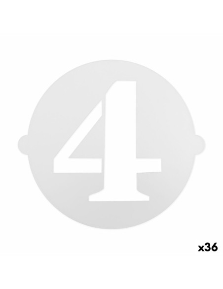 Gabarit de gâteau Algon 25 cm Numéro 4 (36 Unités)