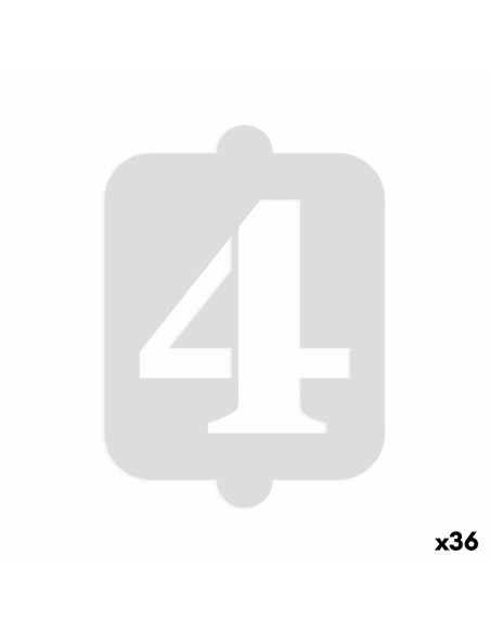 Gabarit de gâteau Algon Numéro 4 (36 Unités)