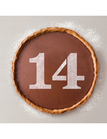 Gabarit de gâteau Algon Numéro 4 (36 Unités)