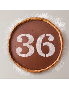 Gabarit de gâteau Algon Numéro 6 (36 Unités) 2