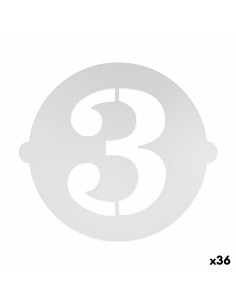 Gabarit de gâteau Algon 25 cm Numéro 3 (36 Unités)