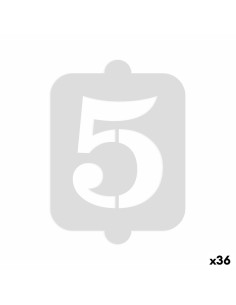 Gabarit de gâteau Algon Numéro 5 (36 Unités)