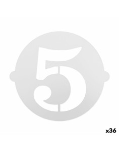 Gabarit de gâteau Algon 25 cm Numéro 5 (36 Unités)