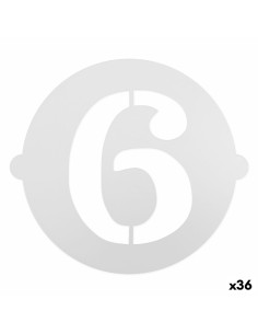Gabarit de gâteau Algon 25 cm Numéro 6 (36 Unités)