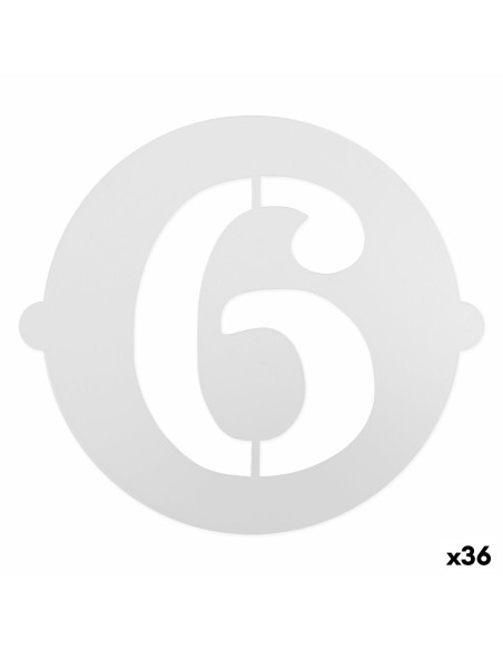 Gabarit de gâteau Algon 25 cm Numéro 6 (36 Unités)