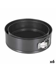 Moule amovible Quttin Noir 24 x 7+28 x 6,8 cm 2 Pièces (6 Unités)