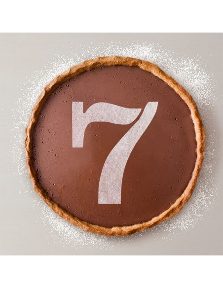 Gabarit de gâteau Algon 25 cm Numéro 7 (36 Unités)