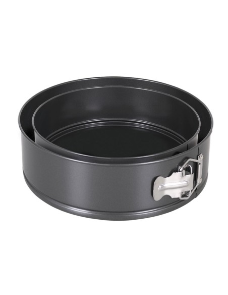 Moule amovible Quttin Noir 20 x 6,8+24 x 7 cm 2 Pièces (6 Unités)