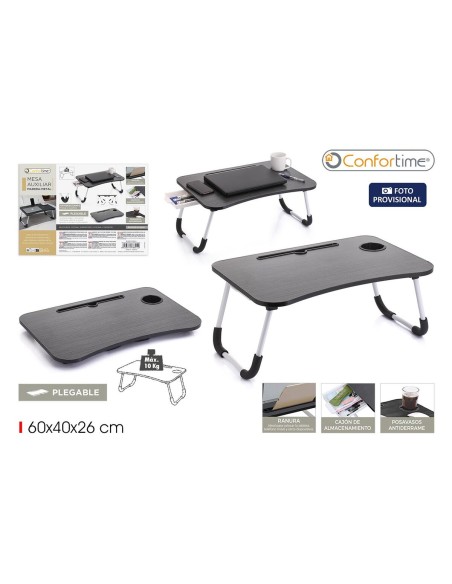 Table pour Portable Confortime 60 x 40 x 26 cm 6 Unités